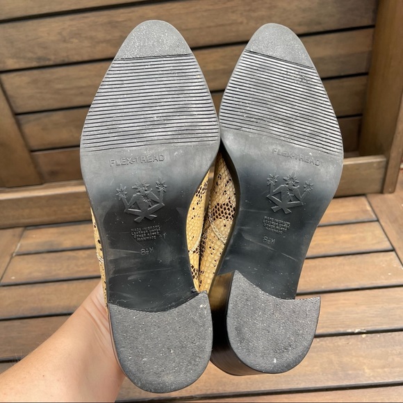 Sam and Libby Rider Leather Snakeskin Style Western Bootie, Size 8.5 - Picture 9 of 12